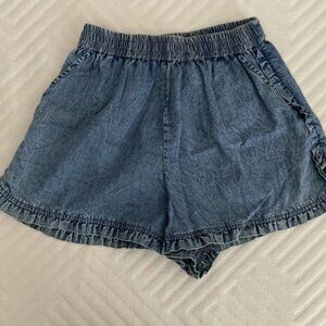 Missguided Shorts Denim Blue 100% Cotton Women's Size 4